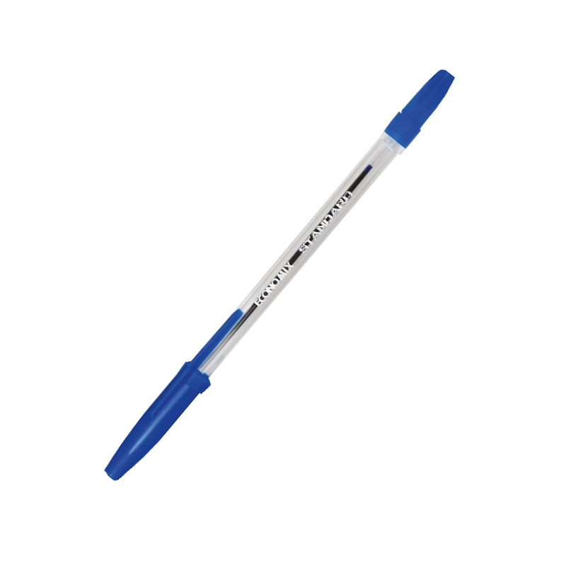 Ручка кулькова ECONOMIX (E10117-02) Standard, чорнила сині